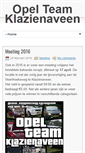 Mobile Screenshot of opelteamklazienaveen.nl